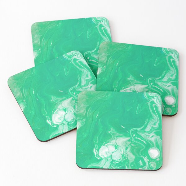 Item preview, Light Green Abstract Liquid Art  designed and sold by Tshirtstory.