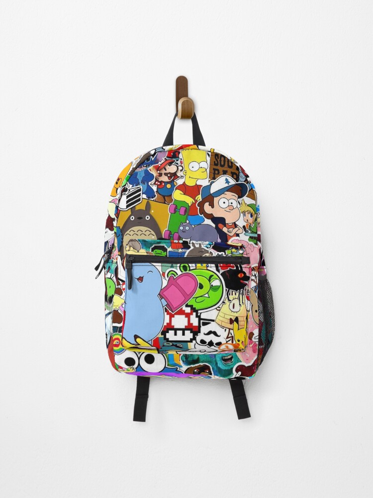 Cartoon Characters Collage Backpack for Sale by RMelissart Redbubble