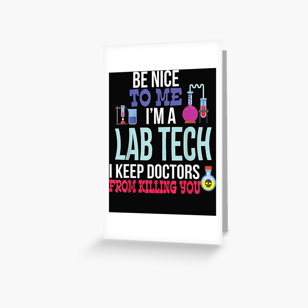 Laboratory Technician - Snarky Definition Greeting Card – Because Science