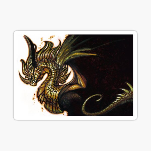 Item preview, golden dragon designed and sold by drachenmagier.