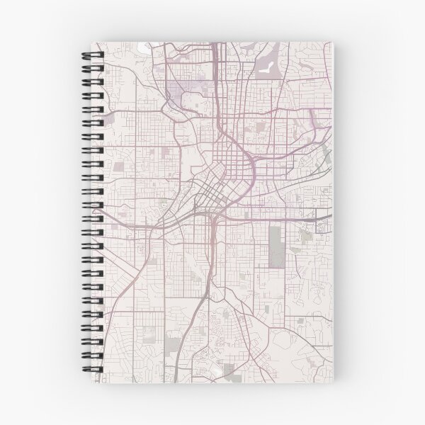 Item preview, Atlanta Map, Atlanta City, Atlanta Georgia USA  designed and sold by TheRedFinch.