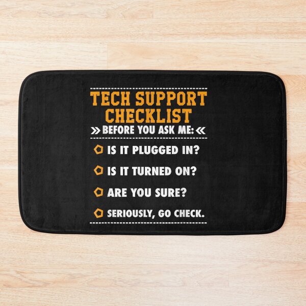 Item preview, Funny Tech Support Checklist Gift Tech Support Definition designed and sold by BrettPorter2612.