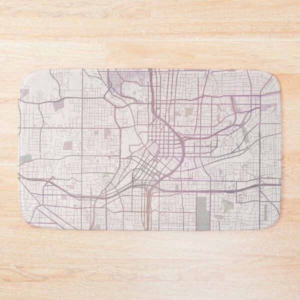 Item preview, Atlanta Map, Atlanta City, Atlanta Georgia USA  designed and sold by TheRedFinch.