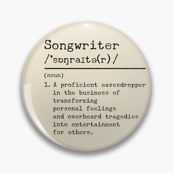 Item preview, Funny dictionary definition of songwriter designed and sold by DeliriousSteve.