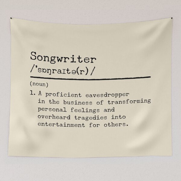 Item preview, Funny dictionary definition of songwriter designed and sold by DeliriousSteve.