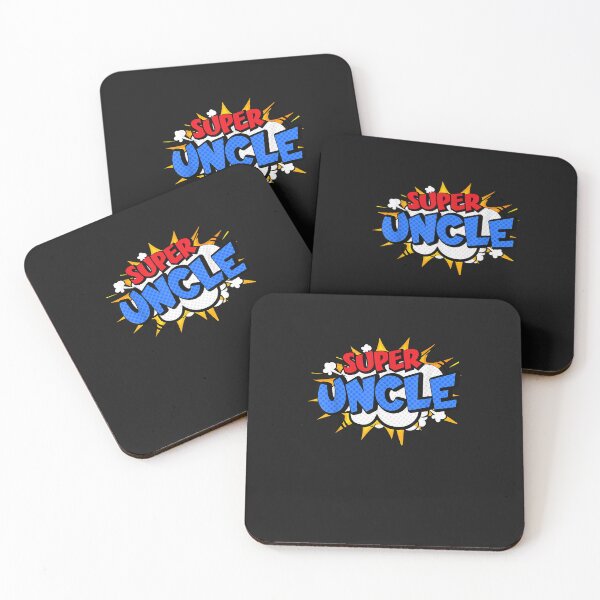 Item preview, Mens Super Uncle Funny Cool Comic Cartoon Hero Graphic designed and sold by SeppeGoffin.