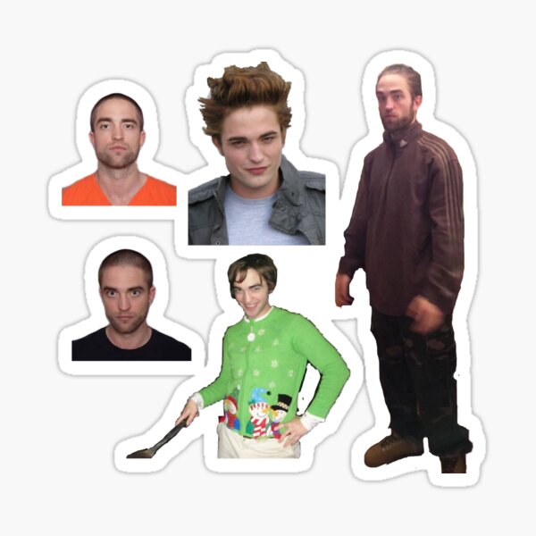 Robert Pattinson Meme Pack Sticker By AbraHuter Redbubble   St,small,507x507 Pad,600x600,f8f8f8 