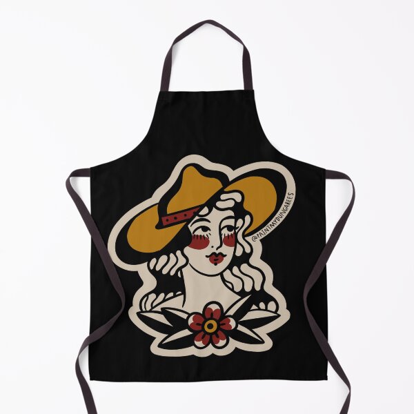 Item preview, Traditional Cowgirl Tattoo Flash  designed and sold by Rebecca Murray.