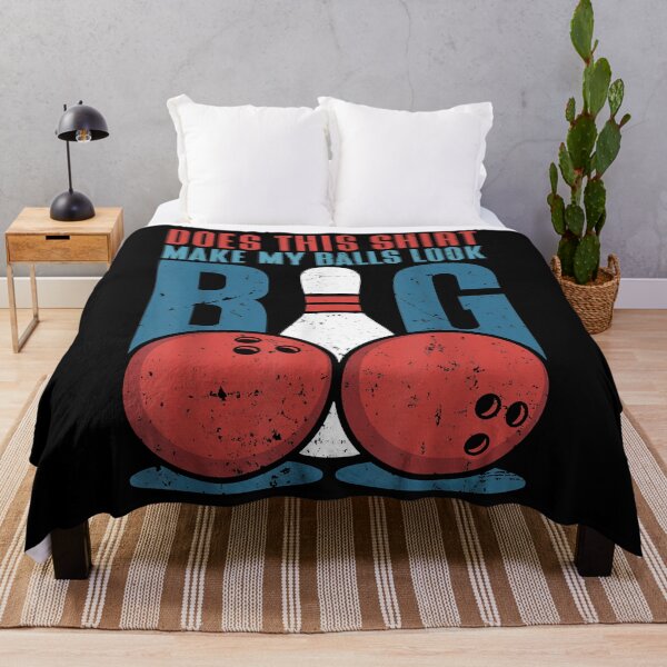 Item preview, Dirty Bowling Adult Humor Does This Make My Balls Look Big T-Shirt designed and sold by maverickbott.