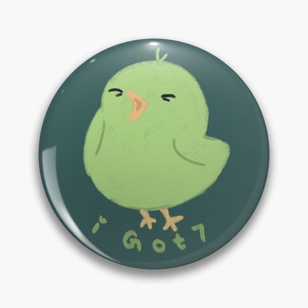 Item preview, igot7 Got7 fans Aghase green baby bird kpop idol merch  designed and sold by Calico Cat.