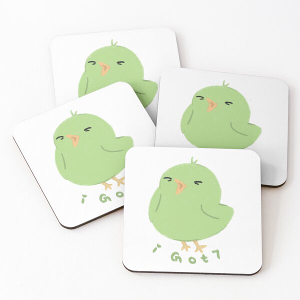 Item preview, igot7 Got7 fans Aghase green baby bird kpop idol merch  designed and sold by Calico Cat.