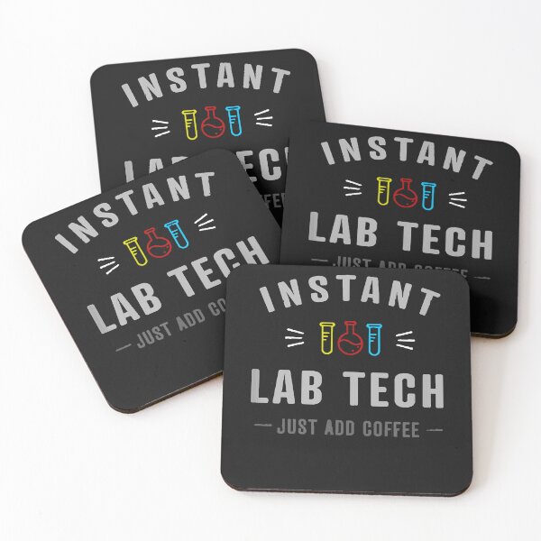 Item preview, Instant Lab Tech - add coffee funny medical laboratory designed and sold by BrettPorter2612.