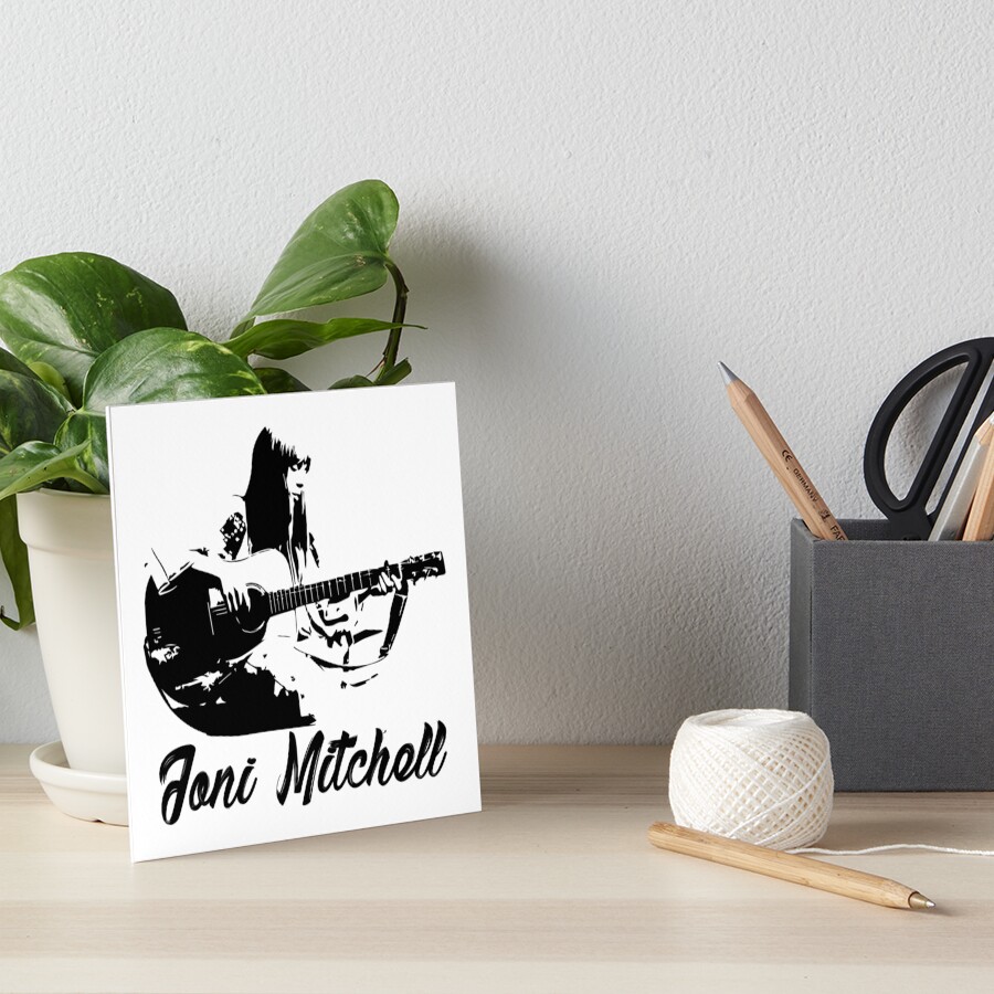 "Joni MitchellThe Circle Game" Art Board Print for Sale by SaxonCampbell Redbubble