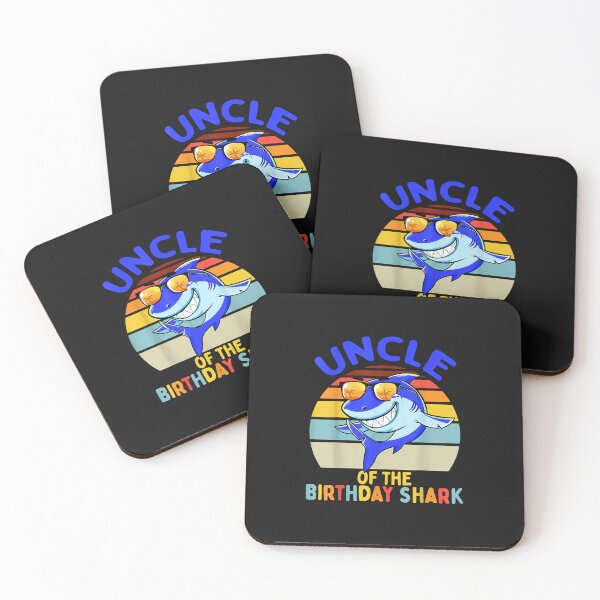 Item preview, Mens Uncle of the Shark Birthday Matching Family designed and sold by SeppeGoffin.