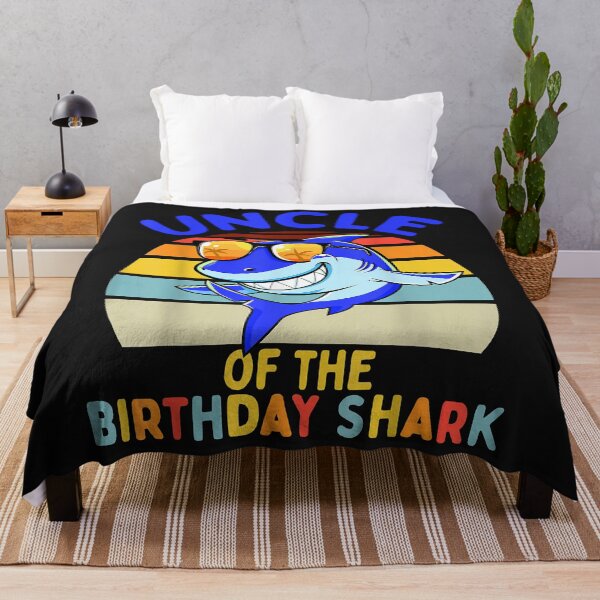 Item preview, Mens Uncle of the Shark Birthday Matching Family designed and sold by SeppeGoffin.
