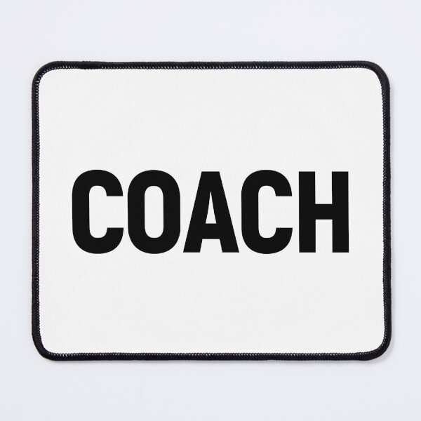 Item preview, Coach (Black Text) designed and sold by STUDIO-72.