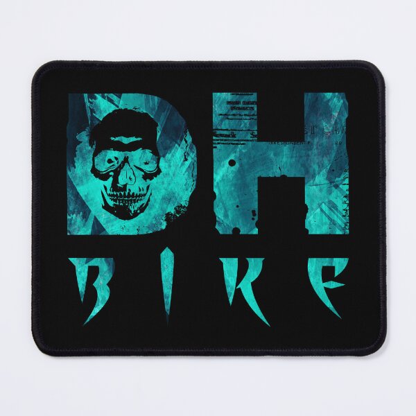 Item preview, DH Bike Skull in Green Granite designed and sold by artOfCal013.
