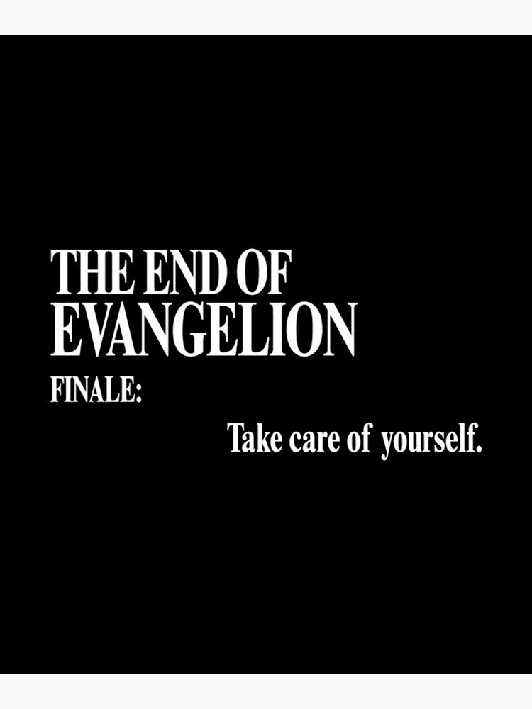 "Neon genesis evangelion quote" Poster for Sale by pinw Redbubble