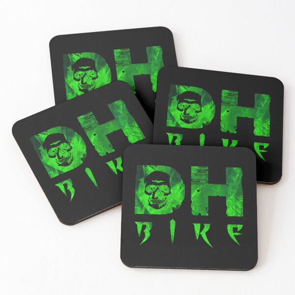Item preview, DH Bike Skull in Neon Tiles designed and sold by artOfCal013.
