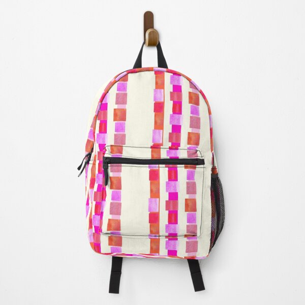 Item preview, red and white striped | red and beige stripes designed and sold by lausn.