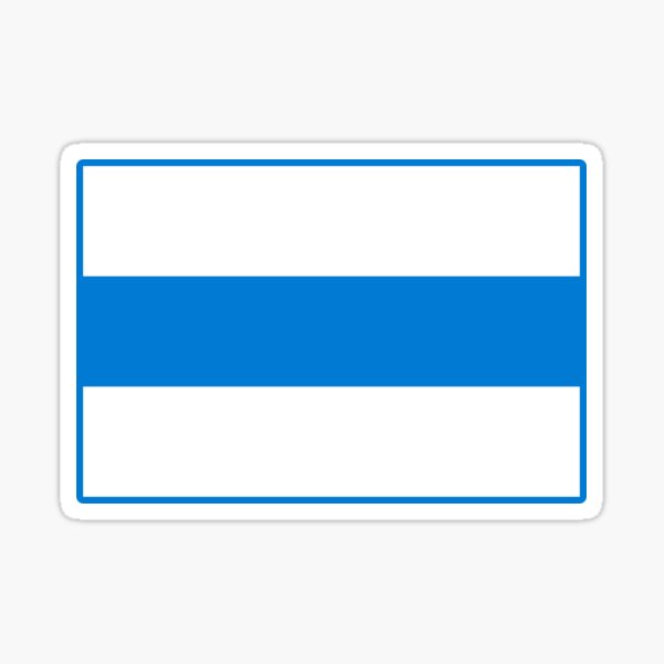 White Blue White Free Russia Flag