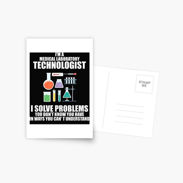 Laboratory Technician - Snarky Definition Greeting Card – Because Science