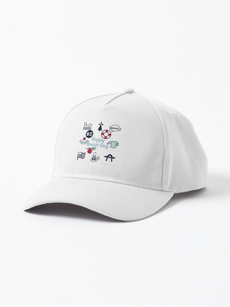 Aperçu 1 sur 7. Casquette avec l'œuvre BRETAGNE créée et vendue par 2G2P.