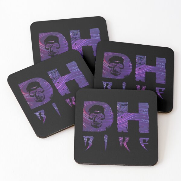 Item preview, DH Bike Skull in Violets designed and sold by artOfCal013.