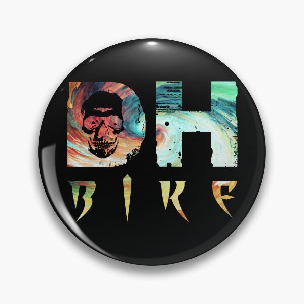 Item preview, DH Bike Skull in Color Storm designed and sold by artOfCal013.