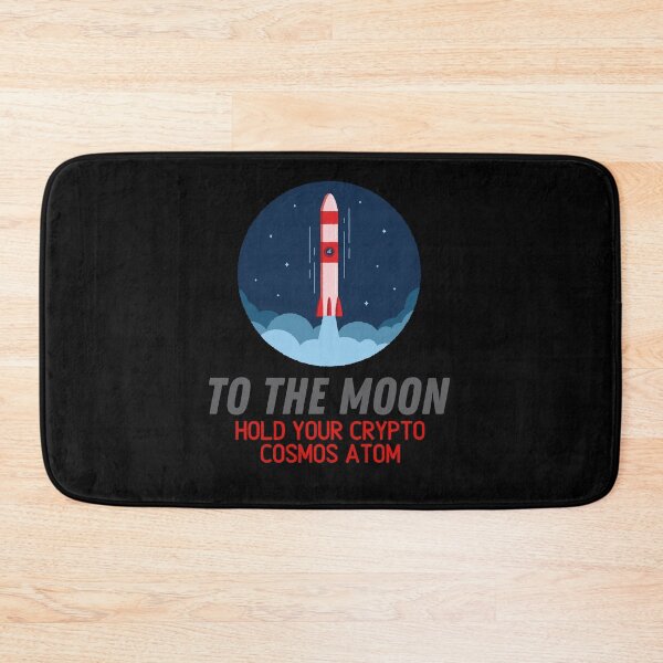 Item preview, To the moon hold your crypto Cosmos Atom designed and sold by WaguinhoTex.