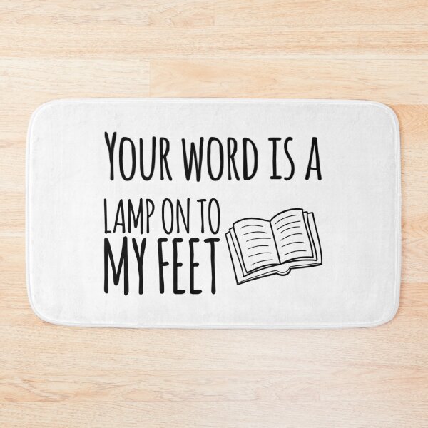 Item preview, Your word is a lamp on to my feet designed and sold by MerciMe.