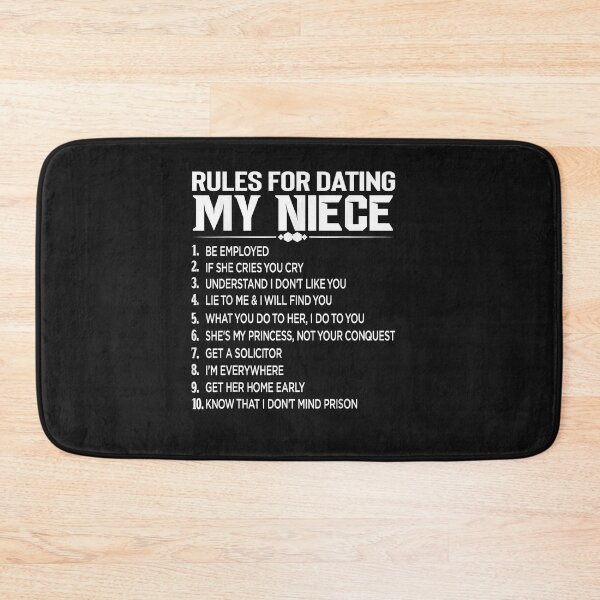 Item preview, Rules Dating My Niece Overprotective Uncle Protective designed and sold by SeppeGoffin.