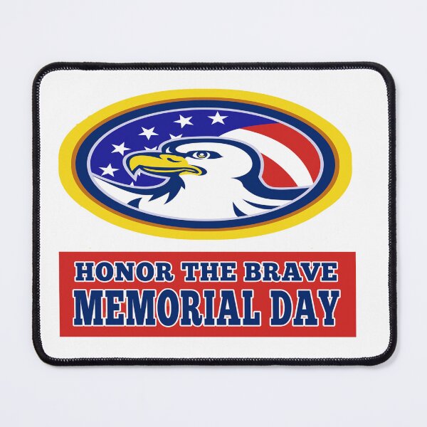 Item preview, Honor the Brave - Memorial Day -  USA bald Eagle designed and sold by davidmurtagh.