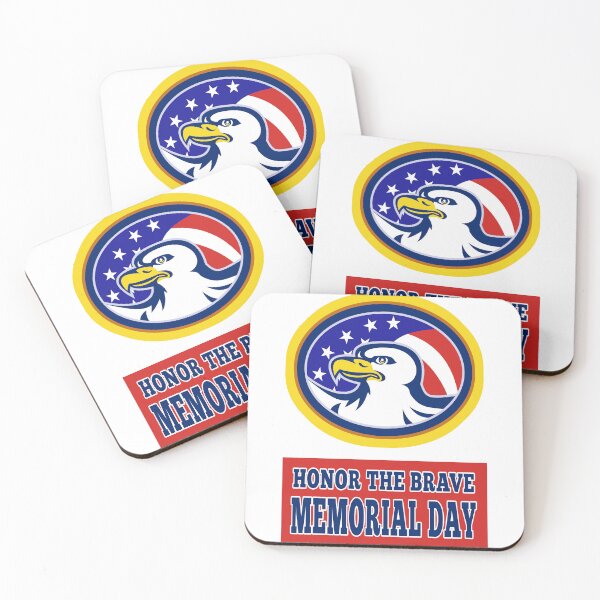 Item preview, Honor the Brave - Memorial Day -  USA bald Eagle designed and sold by davidmurtagh.