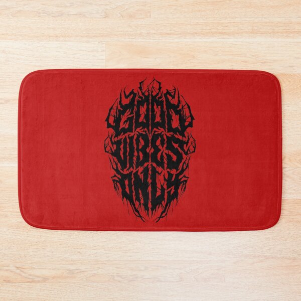 Item preview, Good Vibes - Funny Black Metal Logo Parody designed and sold by Nemons.