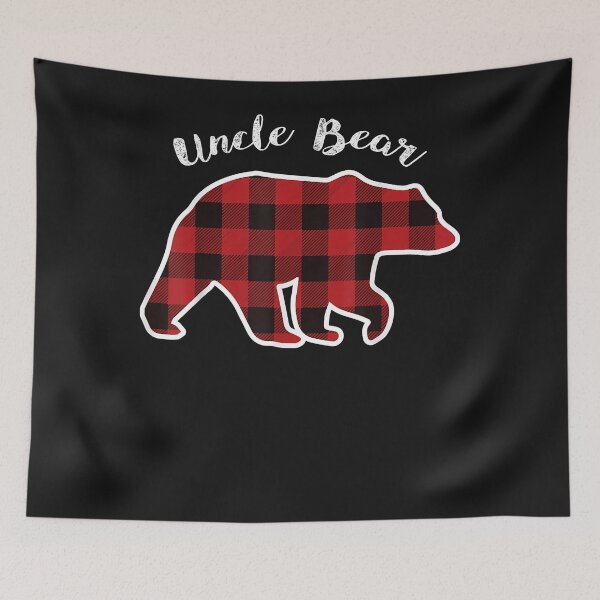 Item preview, UNCLE BEAR  Men Red Plaid Christmas Pajama Family Gift designed and sold by SeppeGoffin.