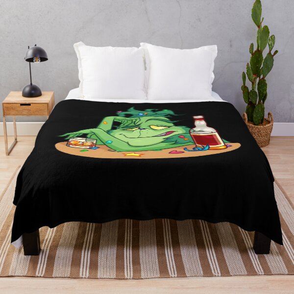 Item preview, Grínch Drunk Funny Animated Movie designed and sold by ClothingDC.
