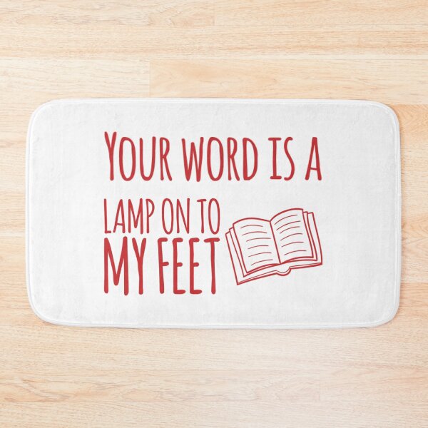 Item preview,  Your word is a lamp on to my feet Text designed and sold by MerciMe.