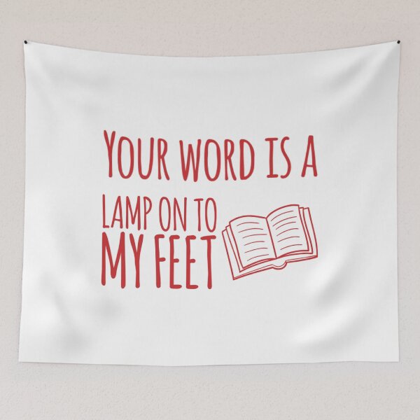 Item preview,  Your word is a lamp on to my feet Text designed and sold by MerciMe.