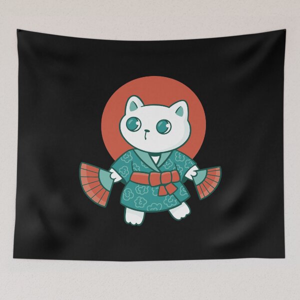 Item preview, Japanese cat designed and sold by DerSenat.