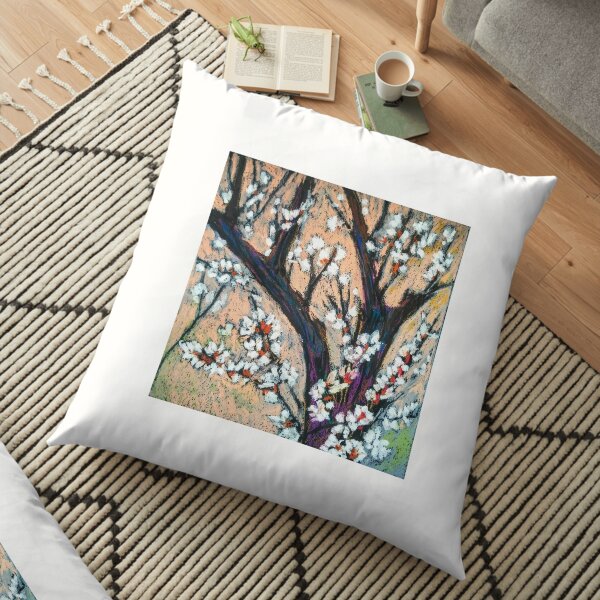 Cherry Blossom Tree Floor Pillow
