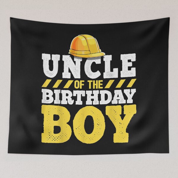 Item preview, Uncle of the Birthday Boy Construction Birthday Party designed and sold by SeppeGoffin.