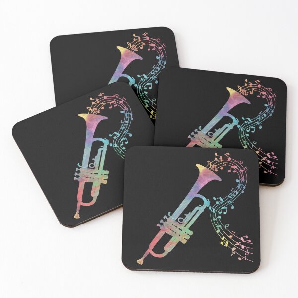 Item preview, Trumpet With Music Notes designed and sold by Primroaddesigns.