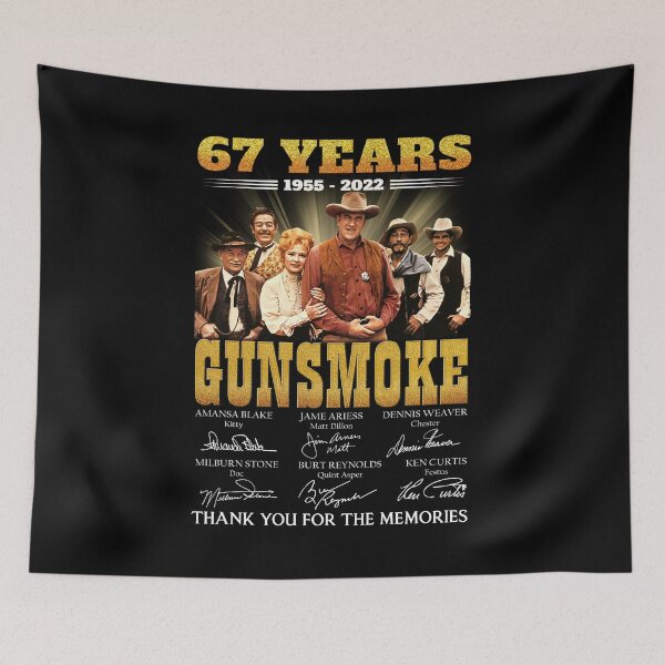 Item preview, 67 Years Gunsmoke Cast Signatures Thank You For Memories designed and sold by ClothingTX3.