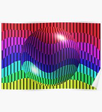 Rainbow Abstract Poster