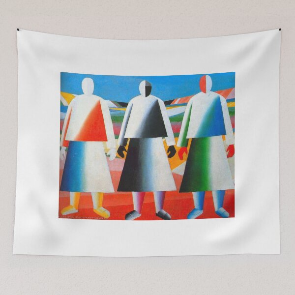Item preview, Kazimir Malevich Girls In The Fields designed and sold by CafeRacer044.
