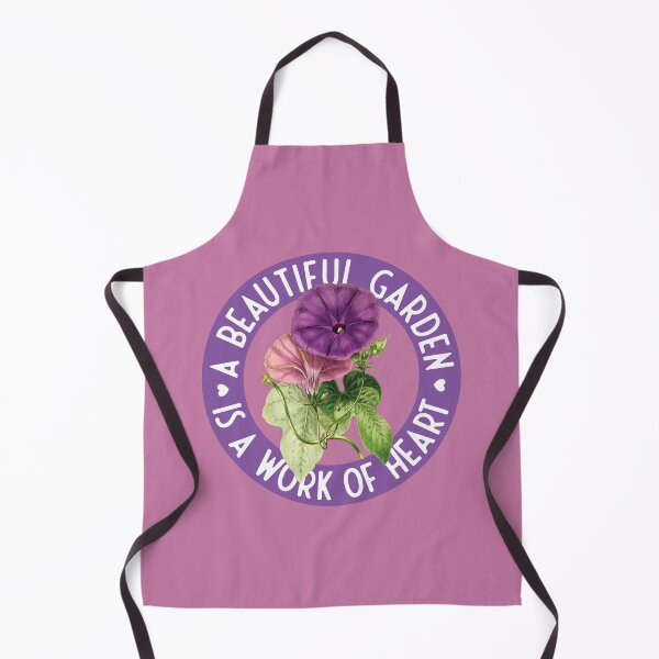 Item preview, A beautiful garden is a work of heart - vintage Ipomoea designed and sold by knappidesign.