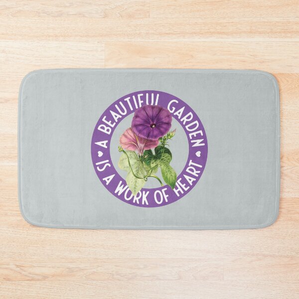 Item preview, A beautiful garden is a work of heart - vintage Ipomoea designed and sold by knappidesign.