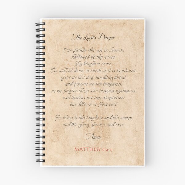 Item preview, The Lord's Prayer psalm 6 Poster Wall Art | Matthew 6:9-13 | Pater Noster designed and sold by Gerard Fay.