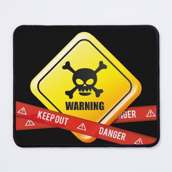 Item preview, Danger Warning Line designed and sold by Arassa Design.